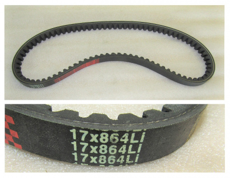 Ремень приводной зубчатый (17х864Li) для TSS-WP170/WP330YH/MSН160E/V-Belt
