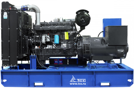 Дизельный генератор ТСС АД-250С-Т400 в погодозащитном кожухе с АВР