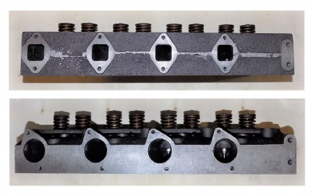 Головка блока цилиндров в сборе Ricardo K4100ZDS; TDK 26,42 4LT/Cylinder head