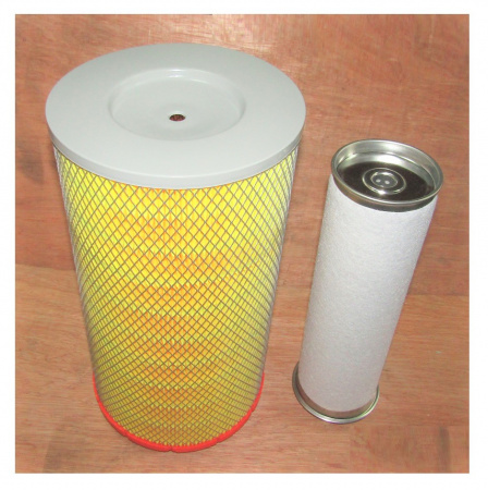 Фильтр воздушный двойной цилиндрический TDH 192 6LTE (Ф1-195х105х375/Ф2-90х80х322) /Air filter