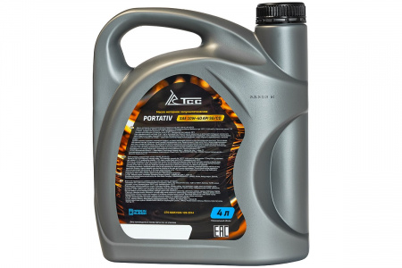 Масло полусинтетическое ТСС Портатив SAE 10W-40 API SG/CD канистра 4л/Motor oil 4liter can