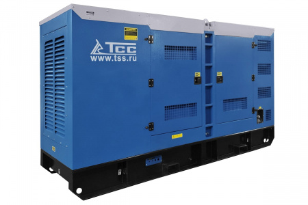 Дизельный генератор ТСС ЭД-200-Т400  в шумозащитном кожухе на прицепе