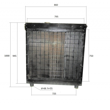 Радиатор охлаждения Baudouin 6M11G150/5/Radiator (1000855382)