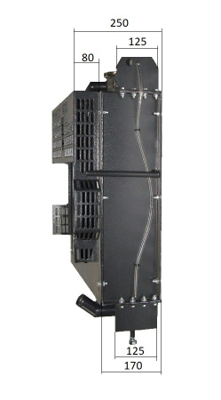 Радиатор охлаждения Ricardo N4105DS; TDK-N 38 4LT/Radiator assembly